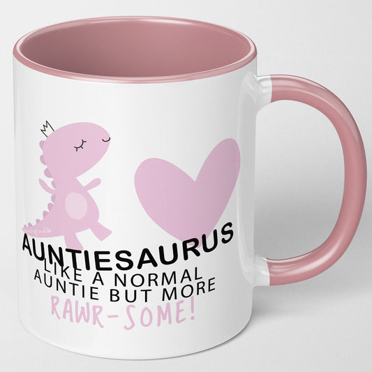 Auntie Mug - Auntie Gift Mug Funny Auntie Mug Auntiesaurus Mug Cup Cups Xmas Birthday Christmas Tea Coffee Mugs