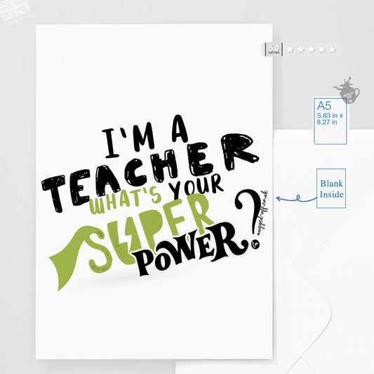 Teacher Thank You Card