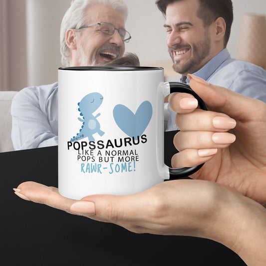 Special offer Pops Mug Poppasaurus Mug Xmas Christmas Gifts Birthday, Pops Gift